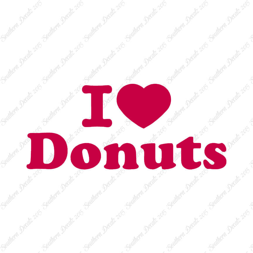 I Heart Love Donuts