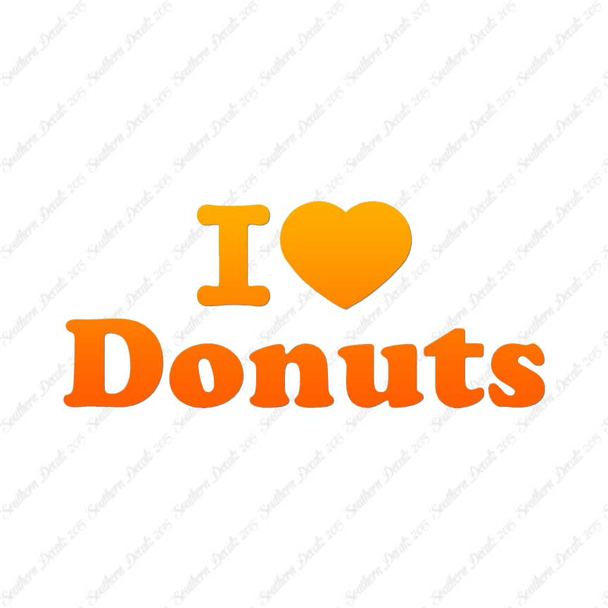 I Heart Love Donuts
