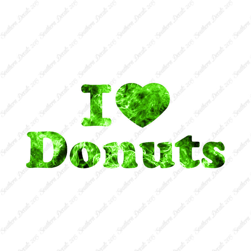 I Heart Love Donuts