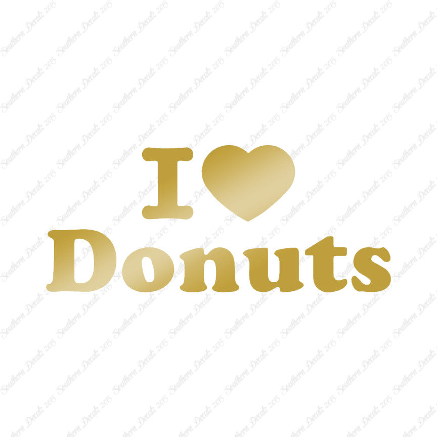 I Heart Love Donuts