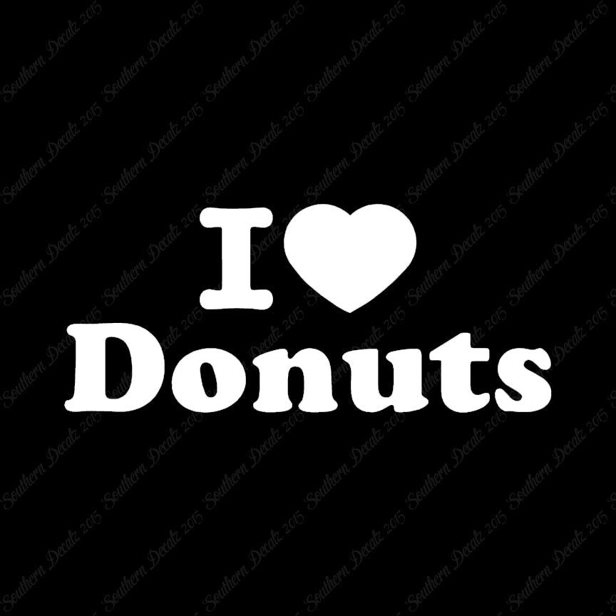 I Heart Love Donuts