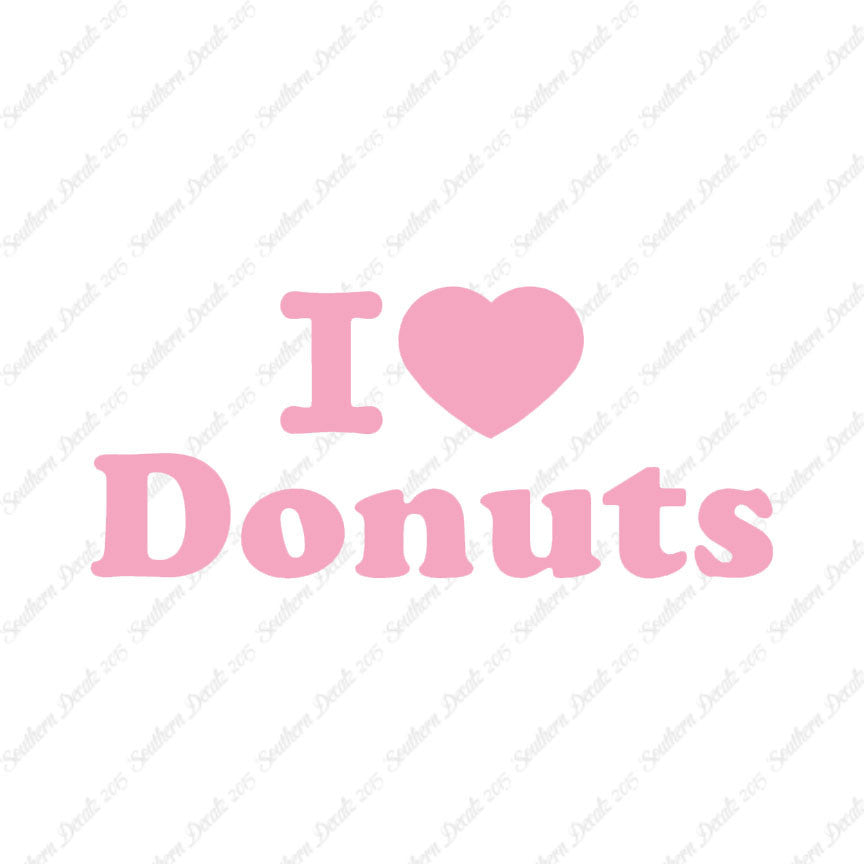 I Heart Love Donuts