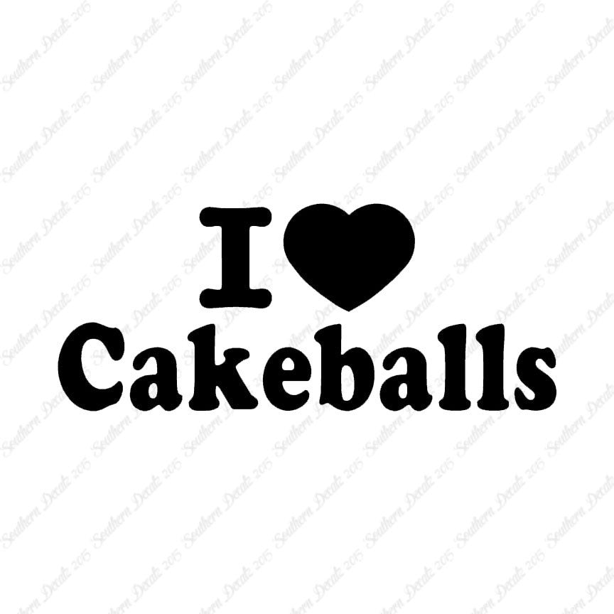 I Love Heart Cakeballs