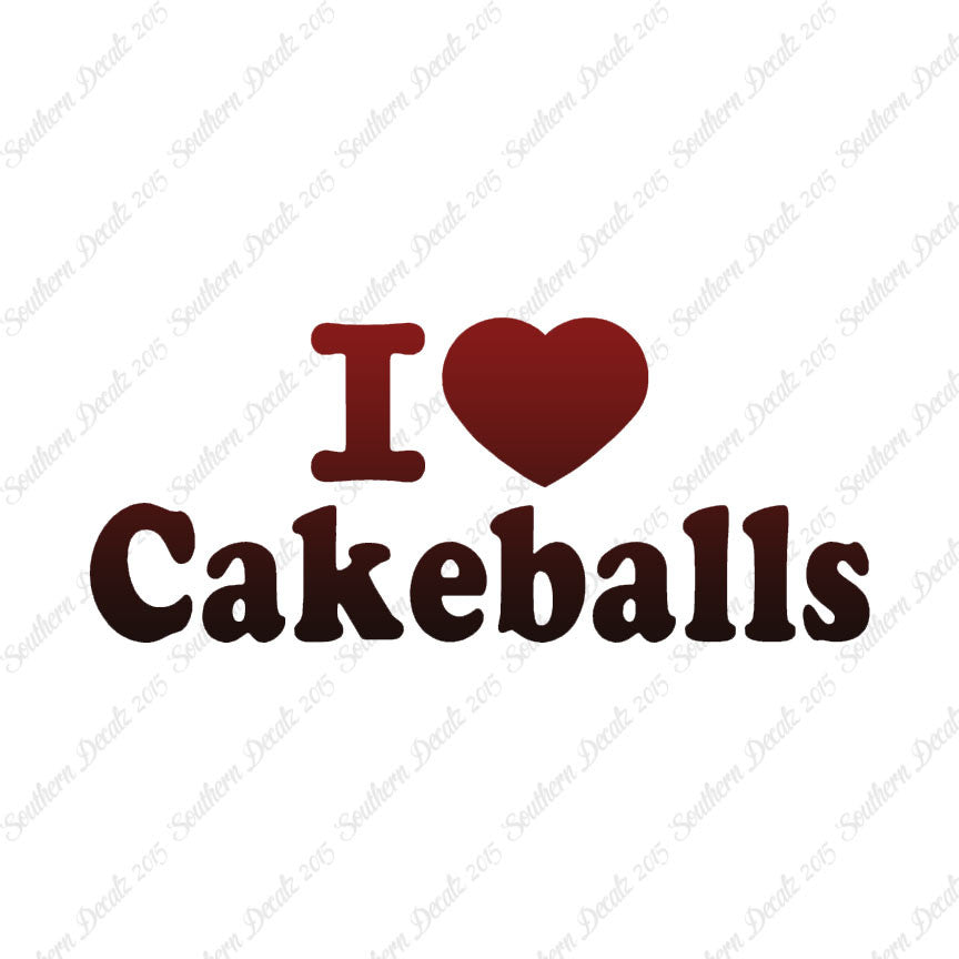 I Love Heart Cakeballs