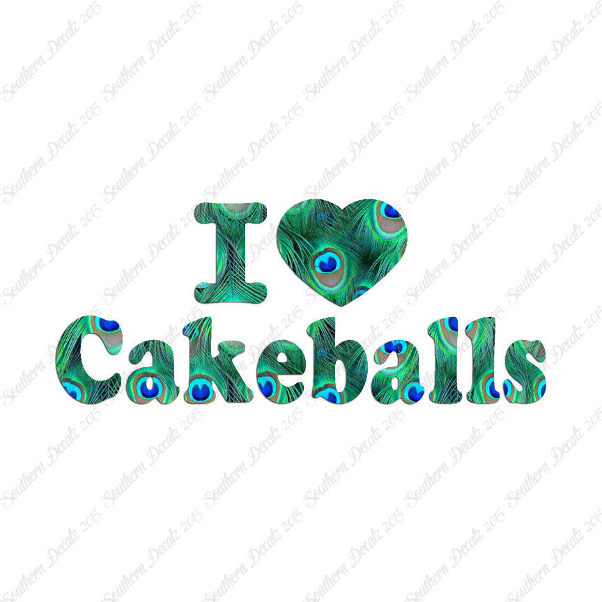 I Love Heart Cakeballs