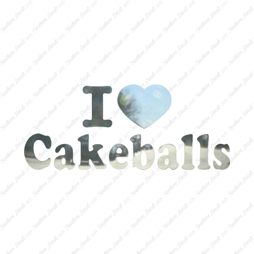 I Love Heart Cakeballs