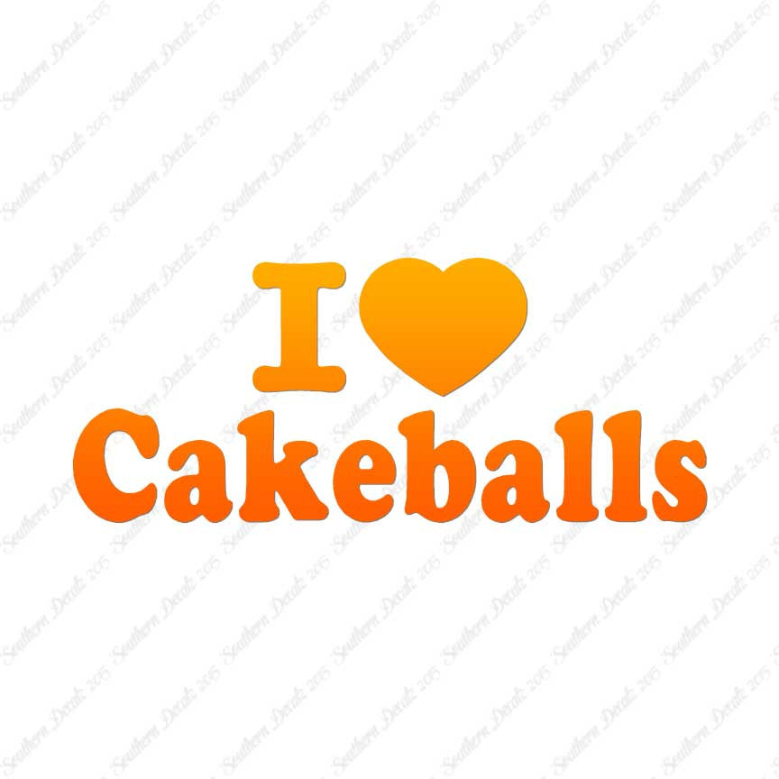 I Love Heart Cakeballs