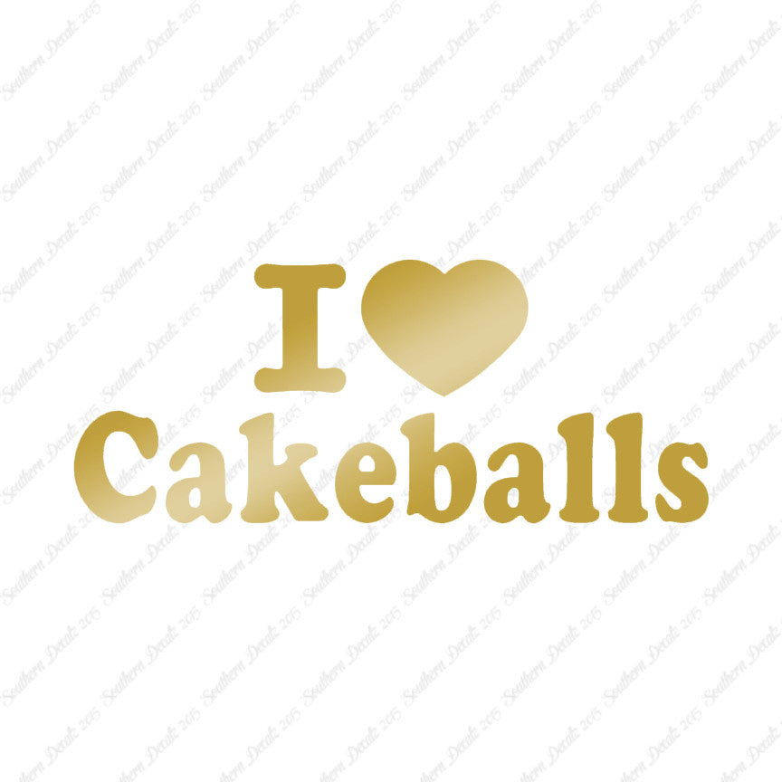 I Love Heart Cakeballs
