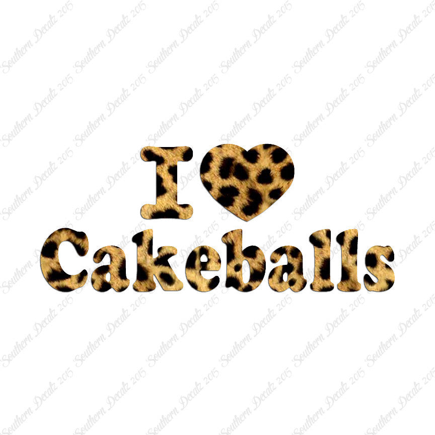 I Love Heart Cakeballs