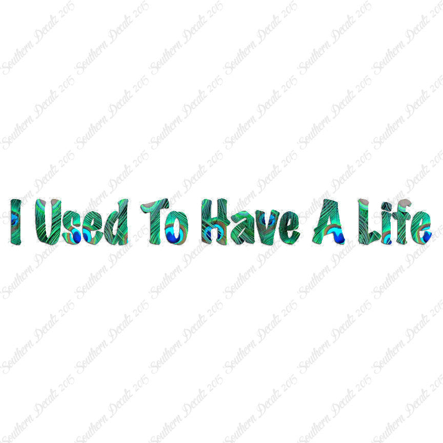 I Use To Have A Life
