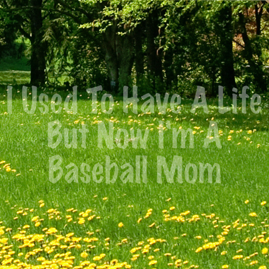 Used To Have A Life Now Baseball Mom