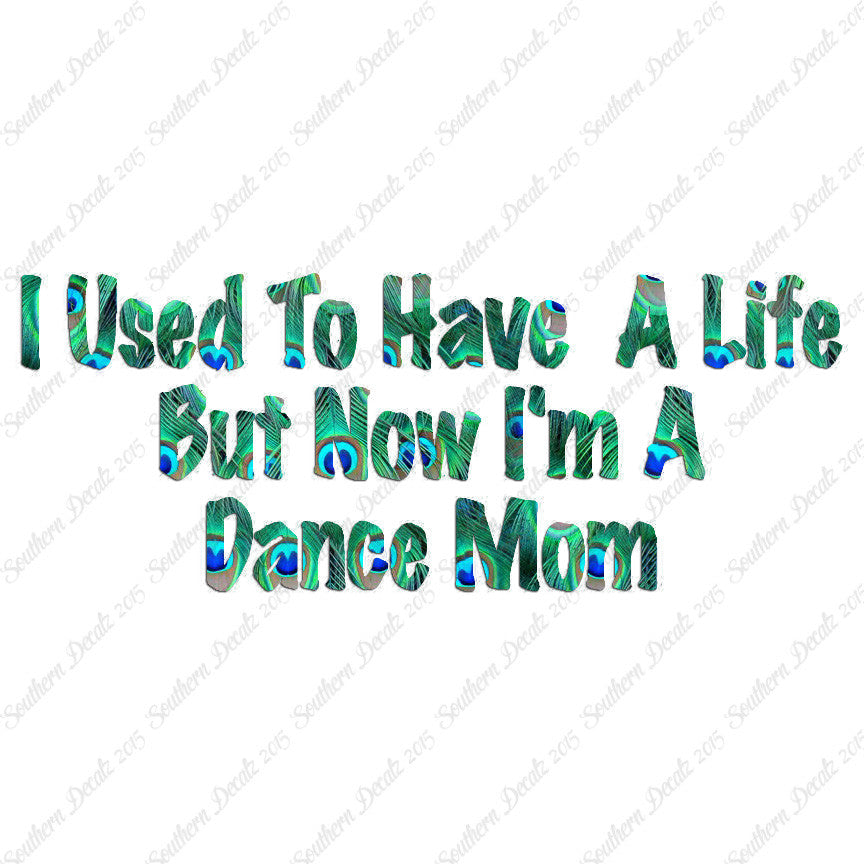 Used To Have A Life Now Dance Mom