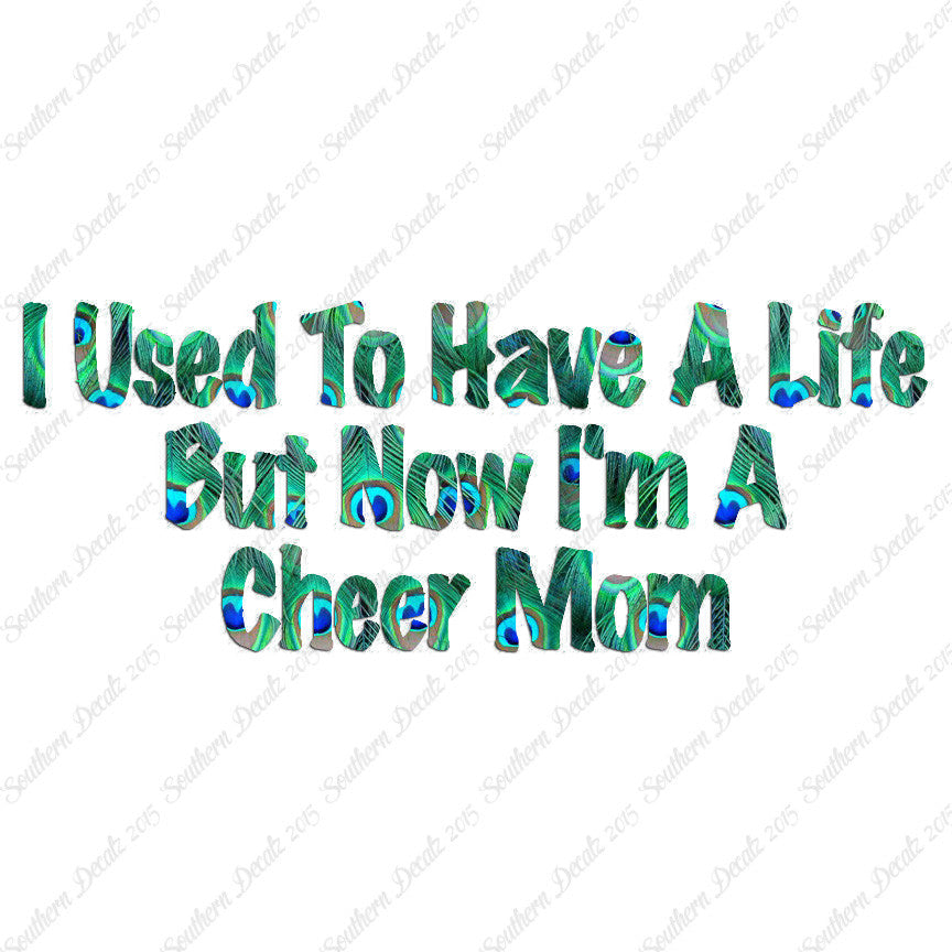 Used To Have A Life Now Cheer Mom