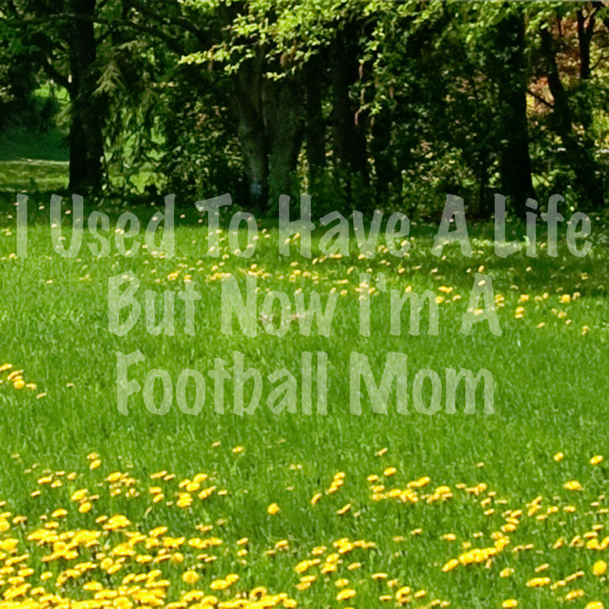 Used To Have A Life Now Football Mom
