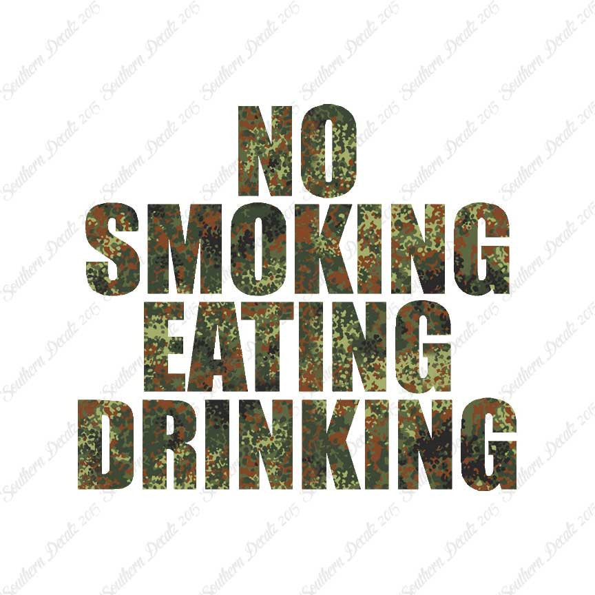 No Smoking Eating Drinking