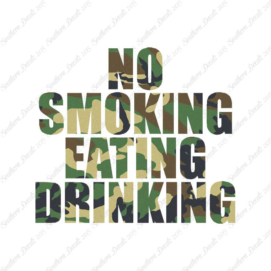 No Smoking Eating Drinking