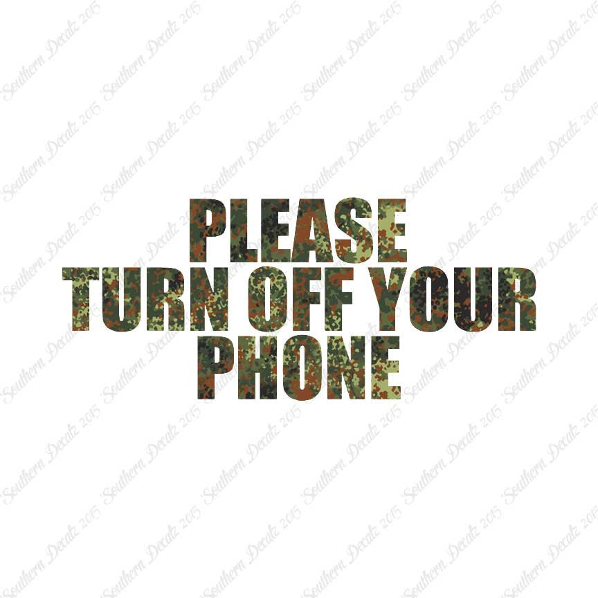 Please Turn Off Your Phone