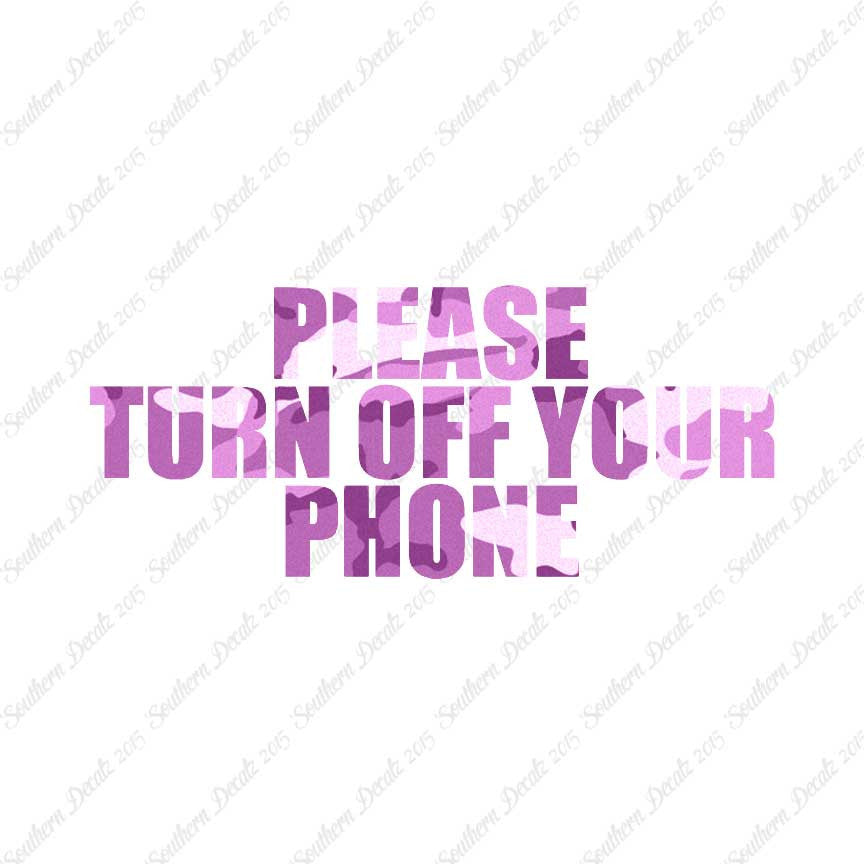 Please Turn Off Your Phone