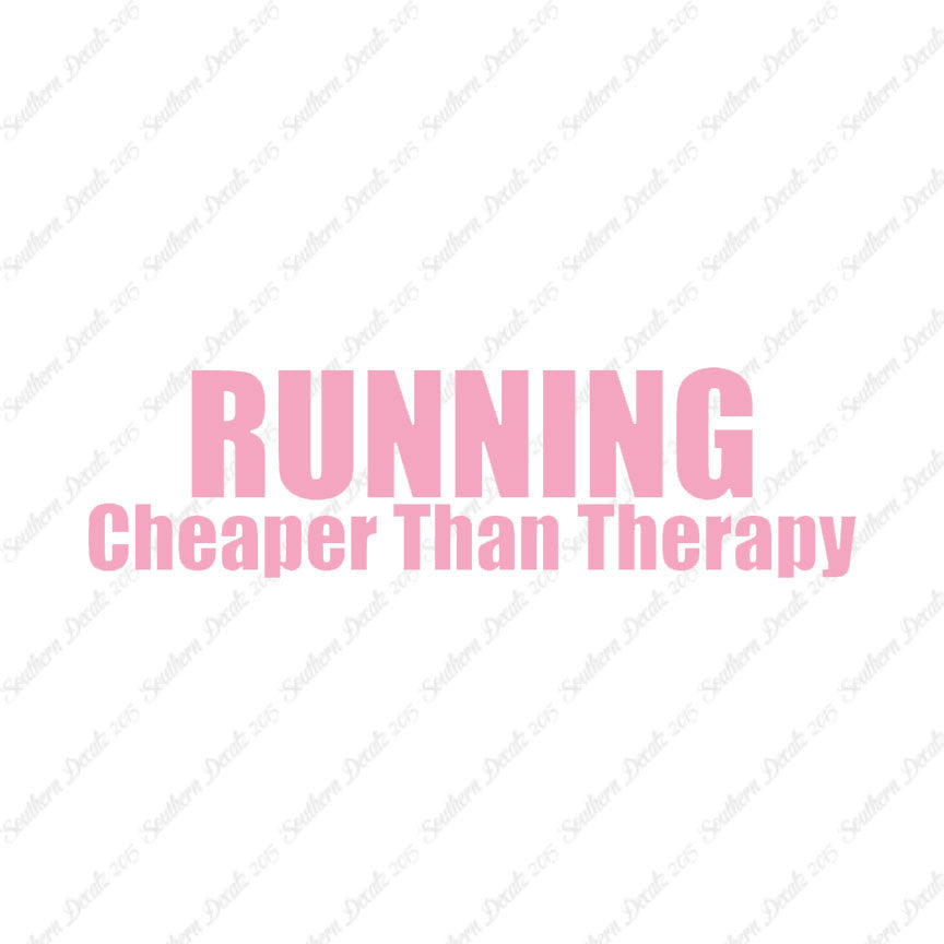 Running Cheaper Than Therapy