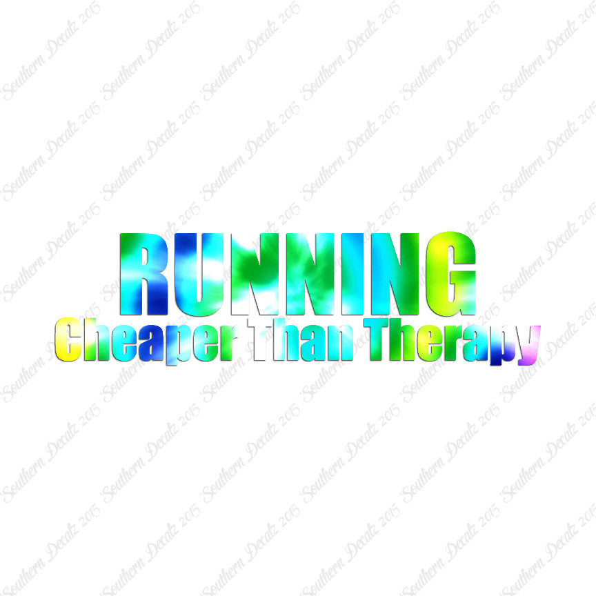 Running Cheaper Than Therapy