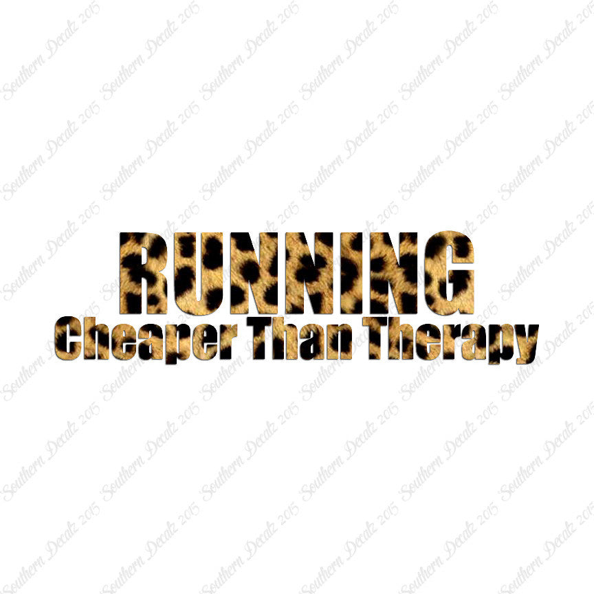 Running Cheaper Than Therapy