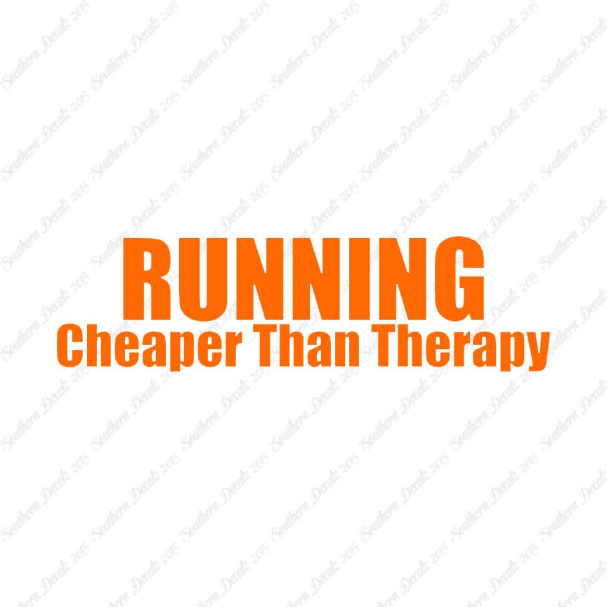 Running Cheaper Than Therapy
