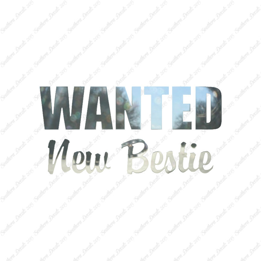 Wanted New Bestie