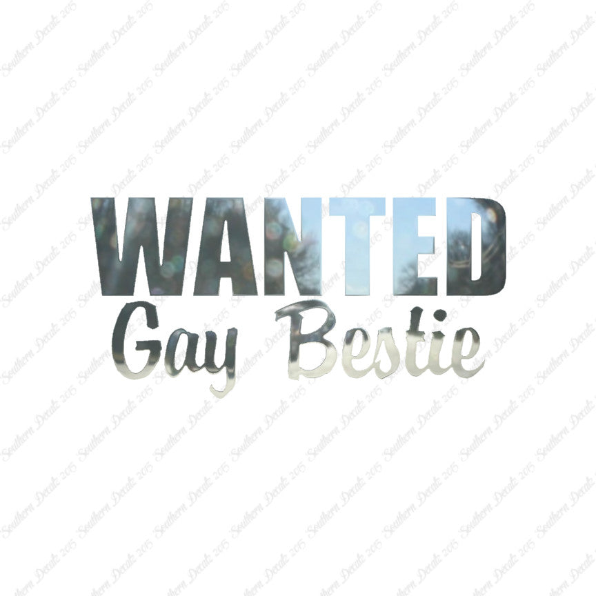 Wanted Gay Bestie