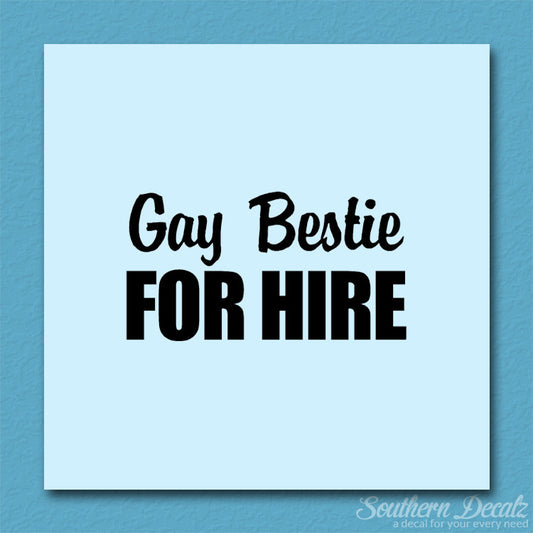 Gay Bestie For Hire