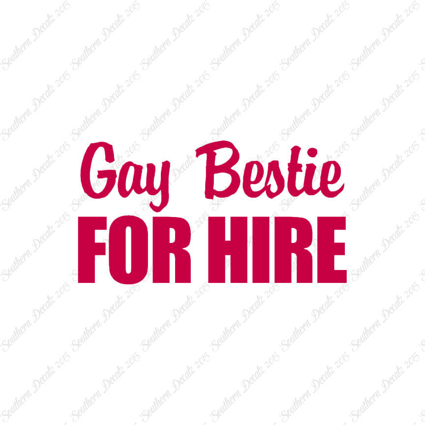 Gay Bestie For Hire