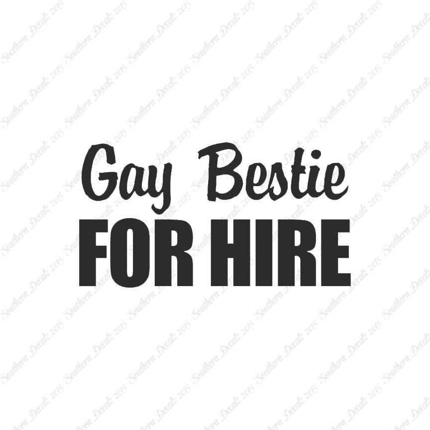 Gay Bestie For Hire
