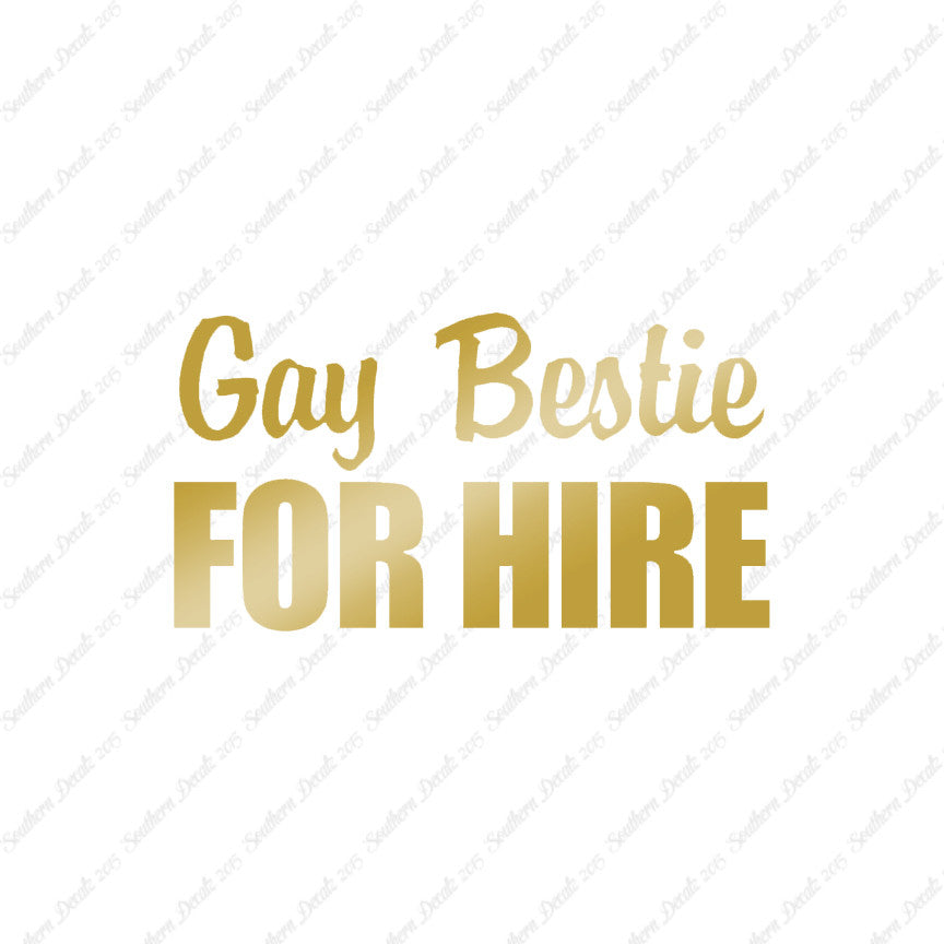Gay Bestie For Hire