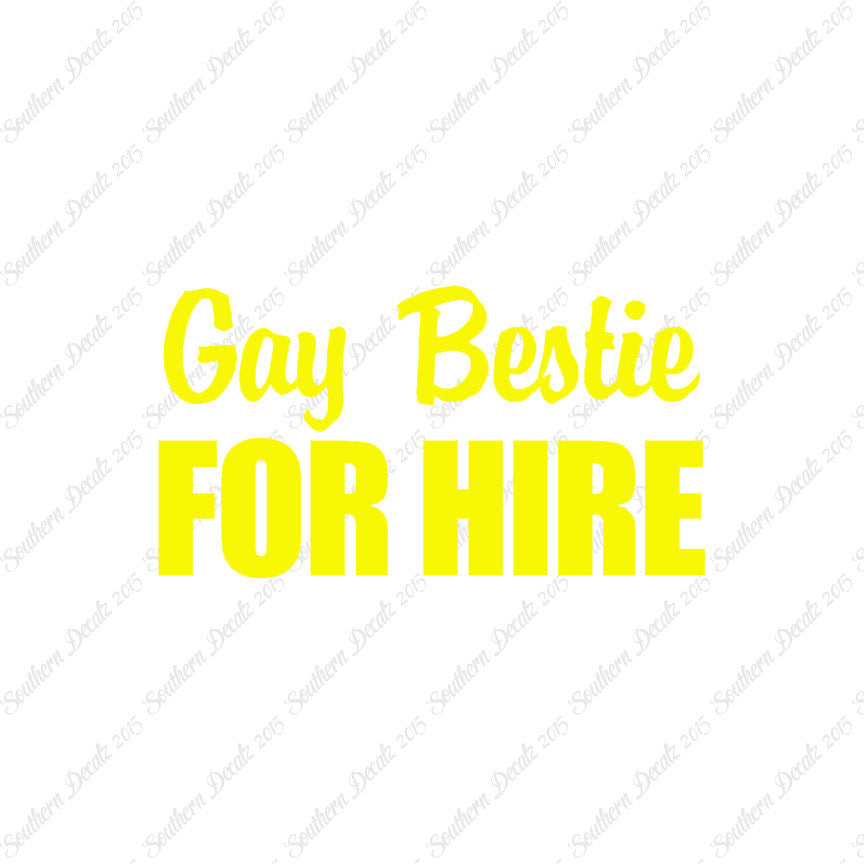 Gay Bestie For Hire