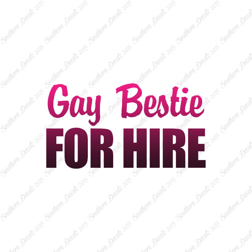 Gay Bestie For Hire
