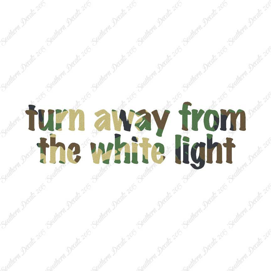 Turn Away From White Light