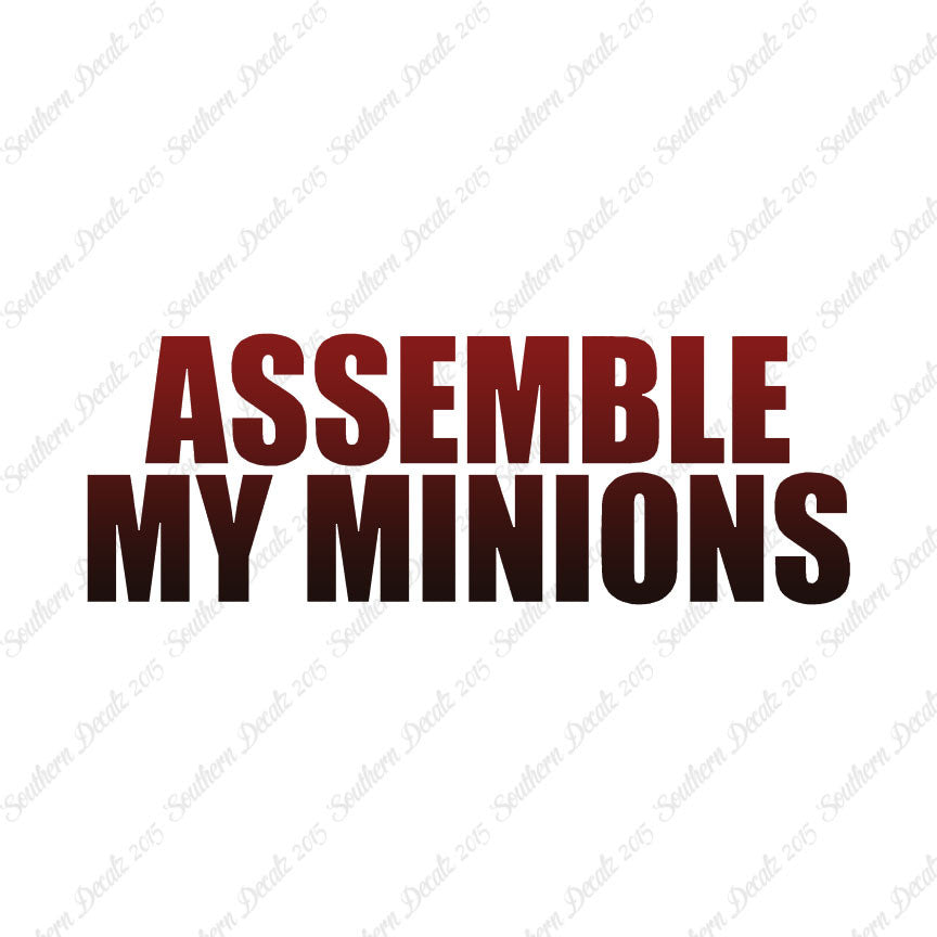 Assemble My Minions