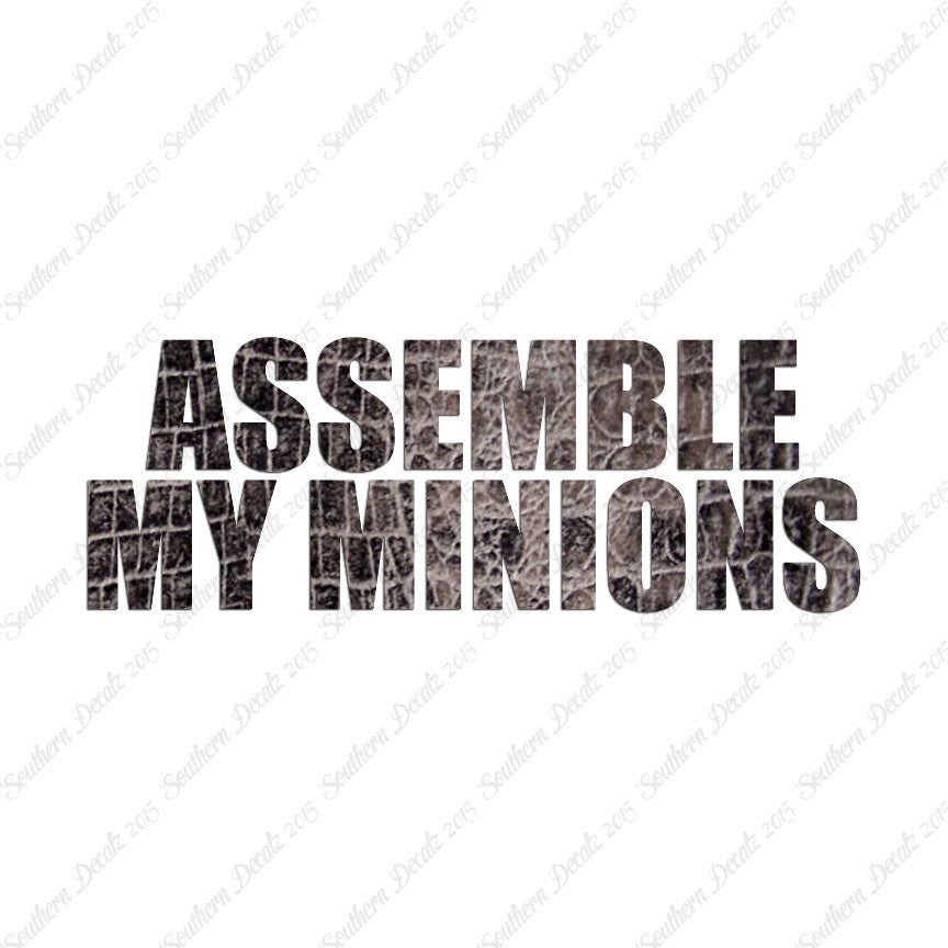 Assemble My Minions
