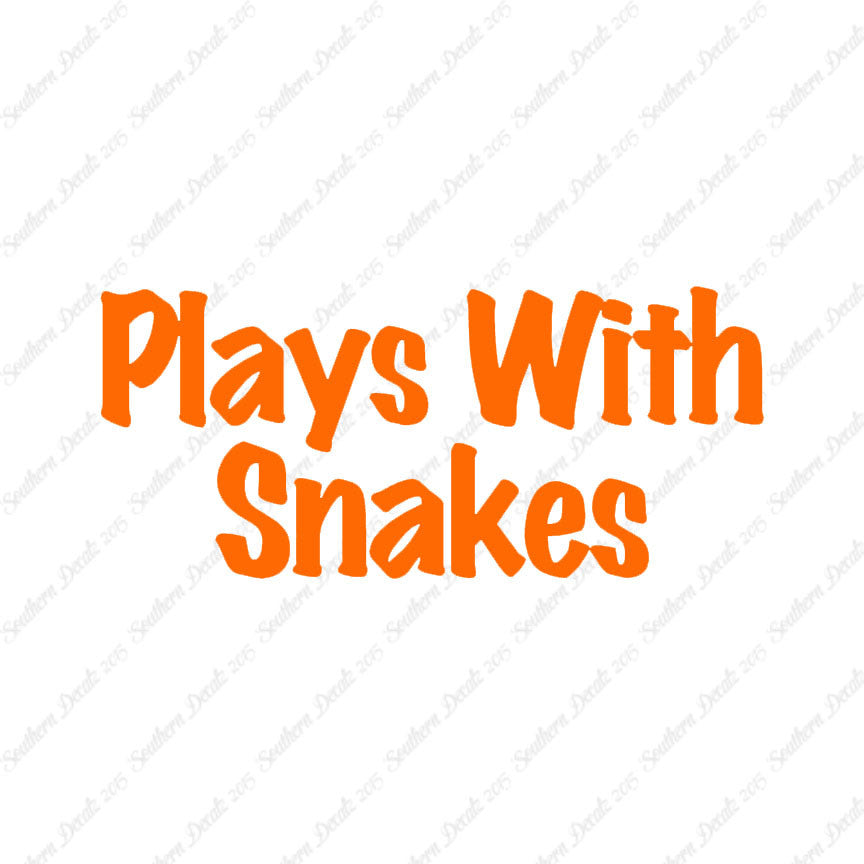 Plays With Snakes