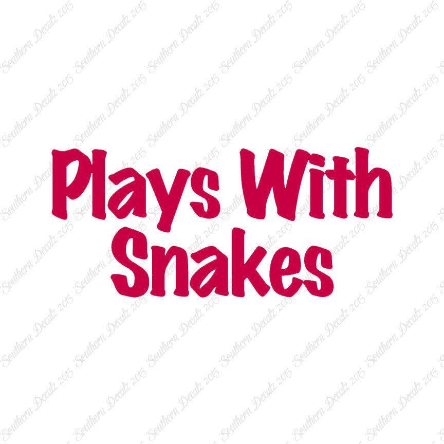 Plays With Snakes