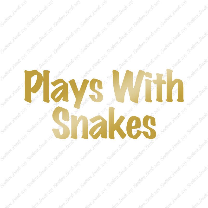 Plays With Snakes