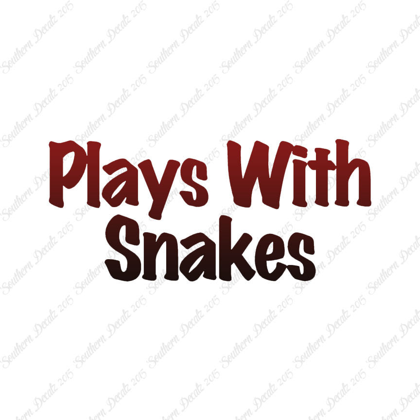 Plays With Snakes