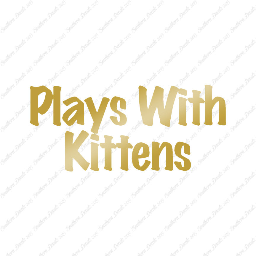 Plays With Kittens
