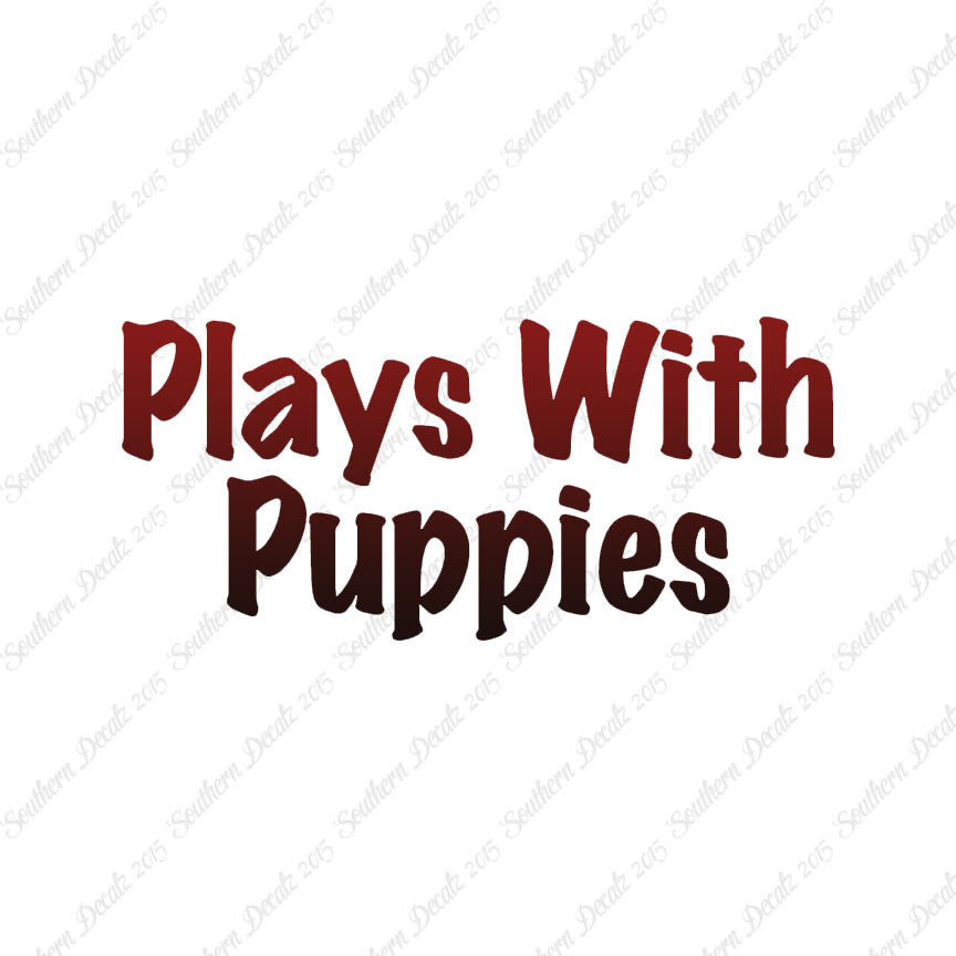 Plays With Puppies