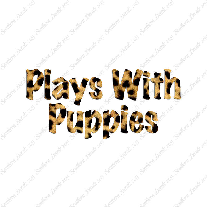 Plays With Puppies