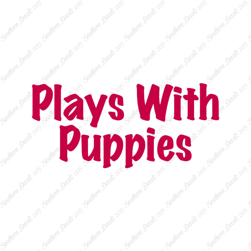 Plays With Puppies