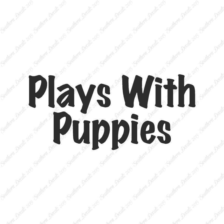 Plays With Puppies