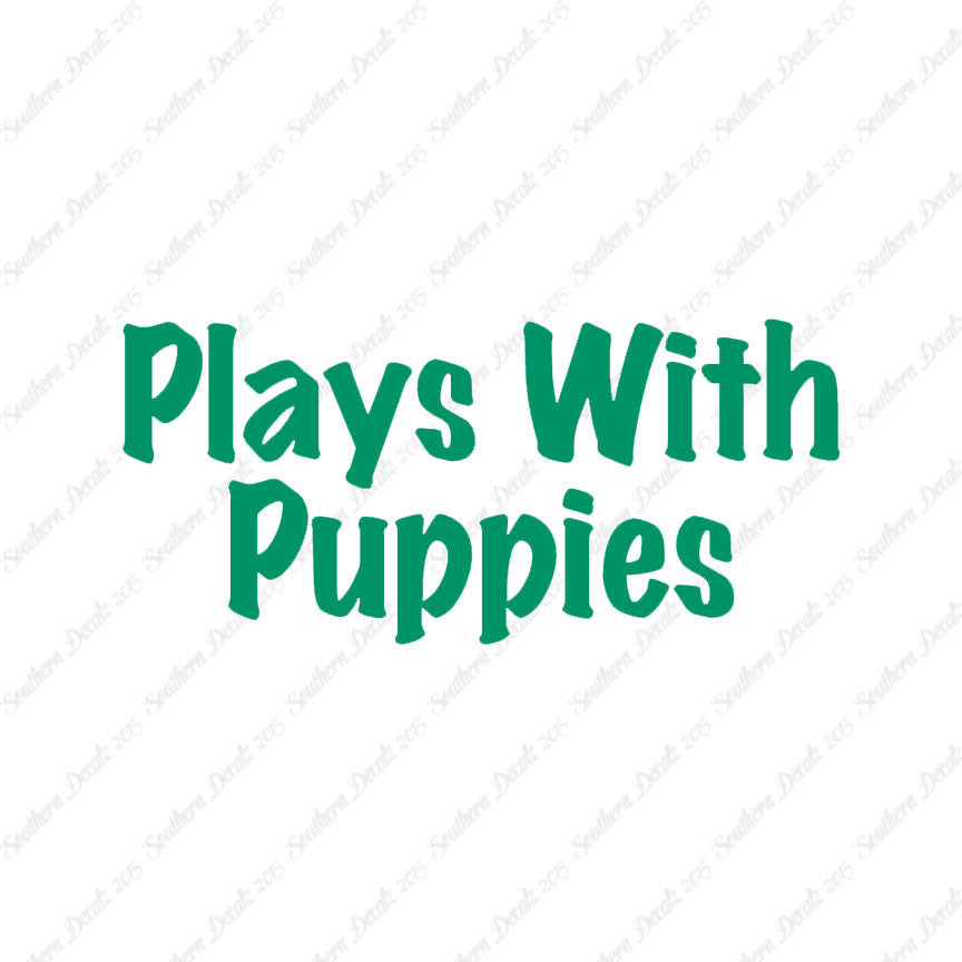 Plays With Puppies