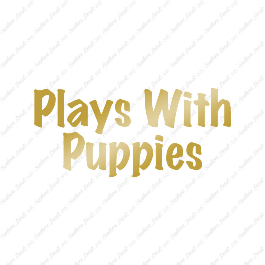 Plays With Puppies