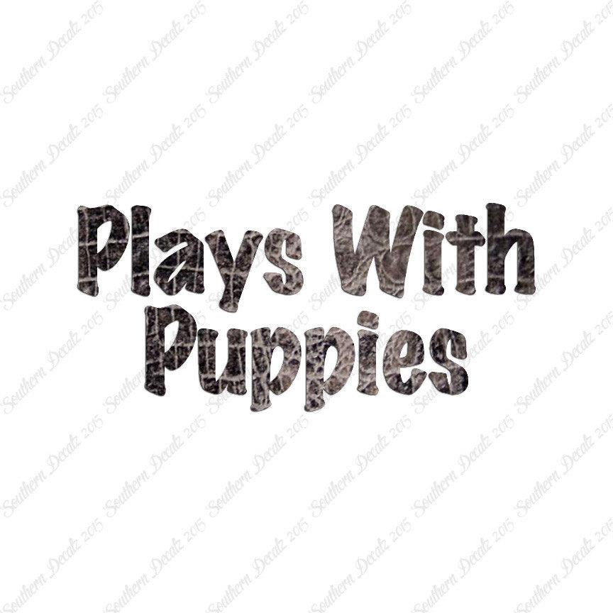 Plays With Puppies