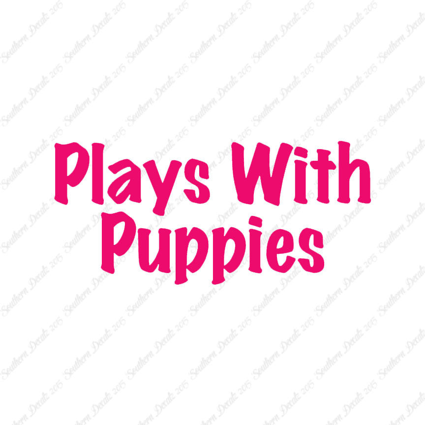 Plays With Puppies